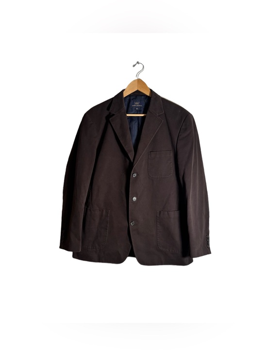 Brooks Brothers Other - Brooks Brothers 346 Single Breasted Sport Coat Three Button Brown Cotton Large